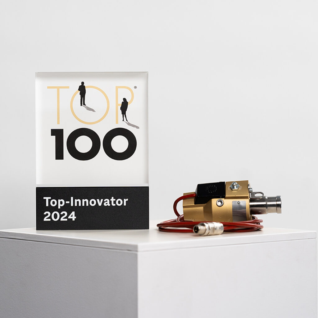 Newly crowned Innovation Champion: Top 100 Innovator
